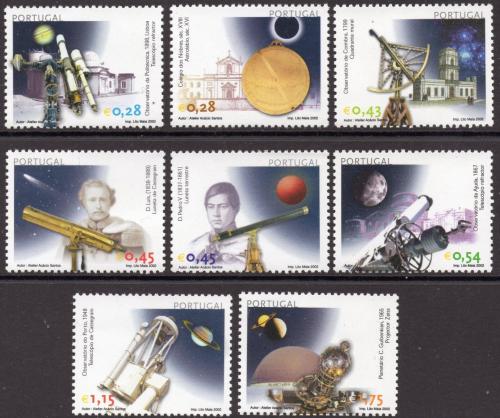 Poštové známky Portugalsko 2002 Astronomie Mi# 2583-90 Kat 12€