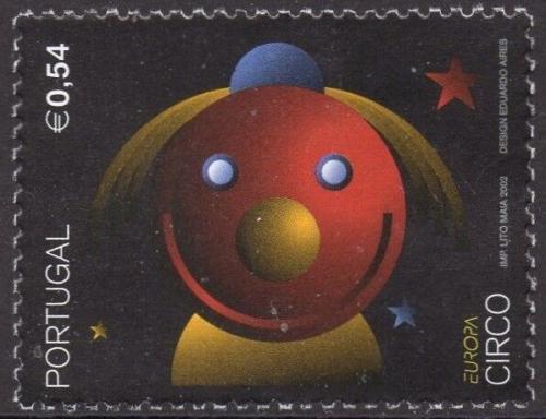 Poštová známka Portugalsko 2002 Európa CEPT, cirkus Mi# 2593