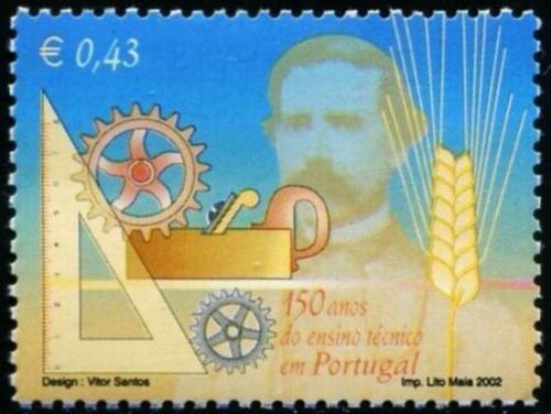Poštová známka Portugalsko 2002 Fontes Pereira de Melo, politik Mi# 2621