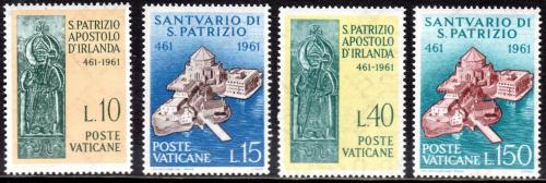 Poštové známky Vatikán 1961 Svätý Patrik Mi# 378-81