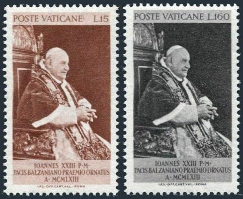 Poštové známky Vatikán 1963 Papež Jan XXIII. Mi# 427-28