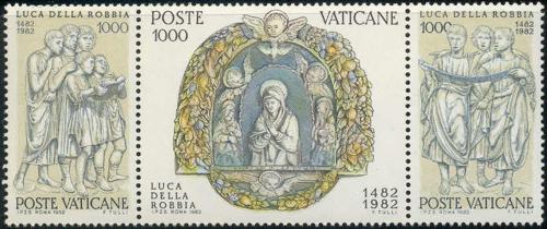 Poštové známky Vatikán 1982 Sochy, Luca della Robbia Mi# 805-07