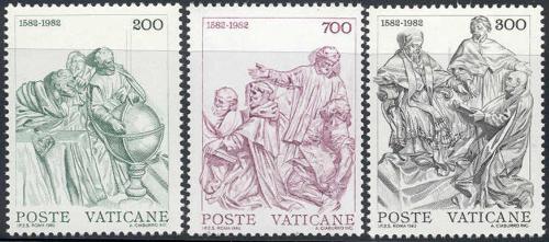 Poštové známky Vatikán 1982 Gregoriánský kalendáø, 400. výroèie Mi# 811-13