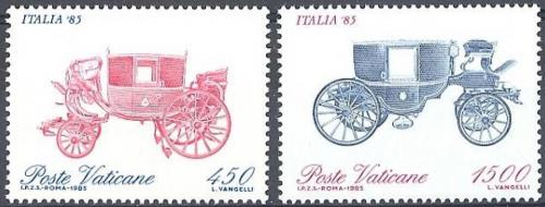 Poštové známky Vatikán 1985 Dostavníky Mi# 880-81