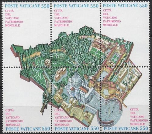 Poštové známky Vatikán 1986 Dìdictví UNESCO Mi# 883-88