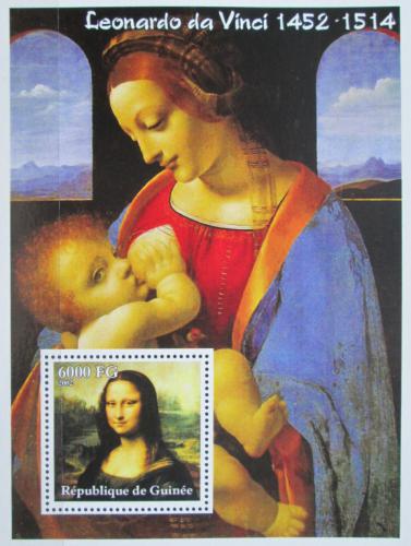 Potov znmka Guinea 2002 Umenie, Leonardo da Vinci Mi# Block 751 Kat 11 - zvi obrzok