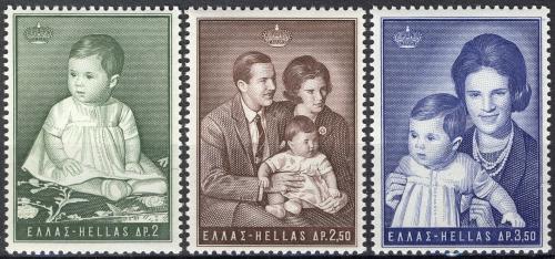 Poštové známky Grécko 1966 Alexie Øecká Mi# 933-35