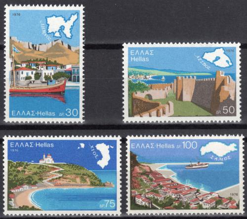 Poštové známky Grécko 1976 Ostrovy Mi# 1246-49 Kat 4.50€