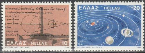 Potov znmky Grcko 1980 Astronomie Mi# 1409-10