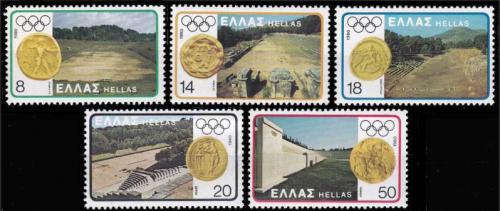 Poštové známky Grécko 1980 LOH Moskva Mi# 1421-25