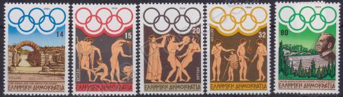 Poštové známky Grécko 1984 LOH Los Angeles Mi# 1557-61 Kat 6€