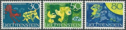 Poštové známky Lichtenštajnsko 1968 Báje Mi# 497-99