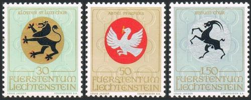 Poštové známky Lichtenštajnsko 1969 Znaky Mi# 514-16
