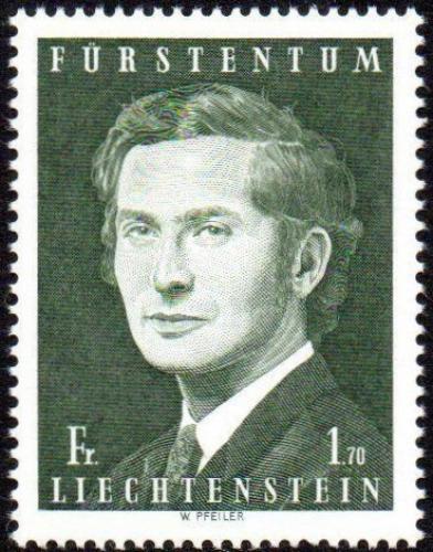 Poštová známka Lichtenštajnsko 1974 Korunní princ Hans-Adam Mi# 615