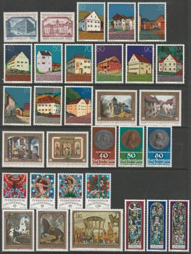 Kompletní roèník Lichtenštajnsko 1978 Mi# 692-722 Kat 44.90€