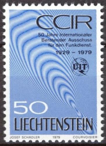 Poštová známka Lichtenštajnsko 1979 CCIR, 50. výroèie Mi# 728