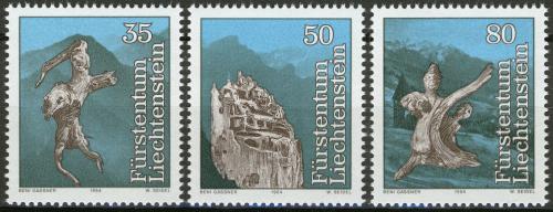 Poštové známky Lichtenštajnsko 1984 Rozprávky Mi# 843-45