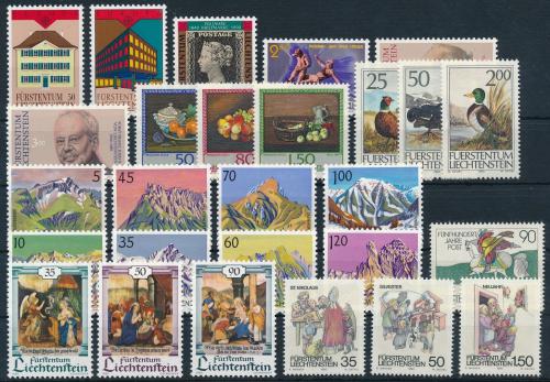Kompletní roèník Lichtenštajnsko 1990 Mi# 984-1010 Kat 44.40€