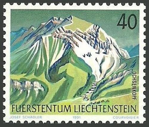 Potov znmka Lichtentajnsko 1991 Hory Mi# 1023