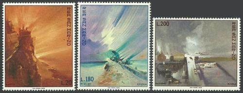 Poštové známky San Marino 1969 Umenie, Rodolfo Viola Mi# 936-38