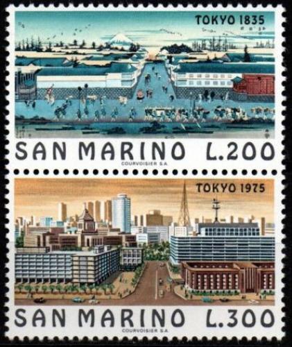 Poštové známky San Marino 1975 Tokio Mi# 1097-98