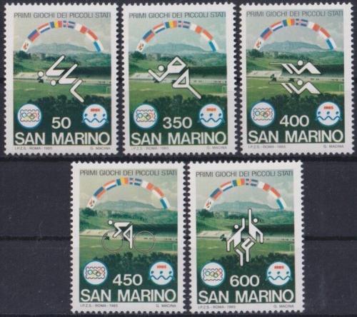 Poštové známky San Marino 1985 Športovní hry Mi# 1316-20