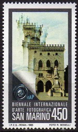 Poštová známka San Marino 1985 Vládní palác Mi# 1324