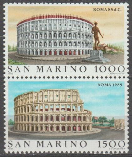 Poštové známky San Marino 1985 Øímské koloseum Mi# 1329-30