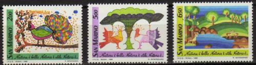 Poštové známky San Marino 1989 Dìtské kresby Mi# 1409-11