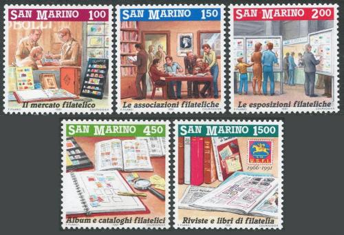 Poštové známky San Marino 1991 Filatelie Mi# 1467-71