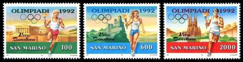 Poštové známky San Marino 1991 LOH Barcelona Mi# 1474-76