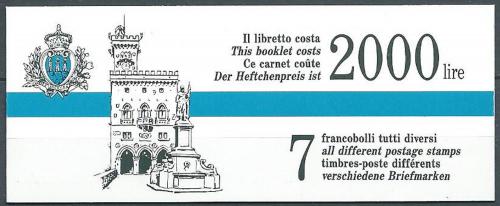Sešitek San Marino 1992 Turismus Mi# MH 3