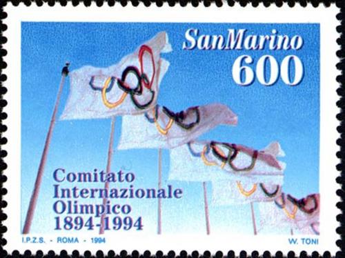 Poštová známka San Marino 1994 MOV, 100. výroèie Mi# 1568