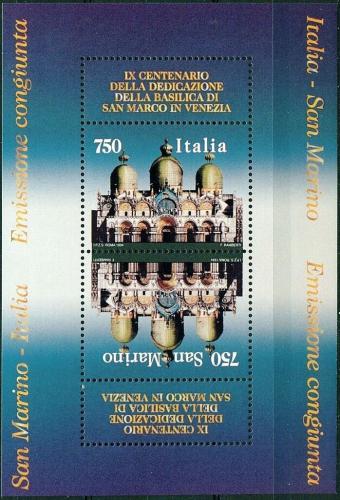 Poštové známky San Marino 1994 Kostel svatého Marka Mi# Block 19