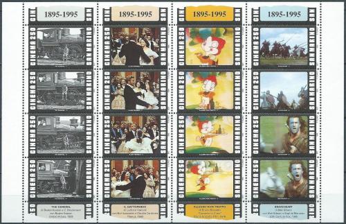 Poštové známky San Marino 1995 Kino, 100. výroèie Mi# 1619-34