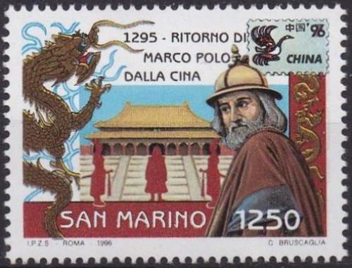 Poštová známka San Marino 1996 Marco Polo Mi# 1651