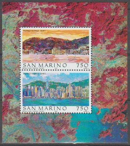 Poštové známky San Marino 1997 Hongkong Mi# Block 22