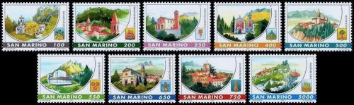 Poštové známky San Marino 1997 Kostely Mi# 1704-12 Kat 10€