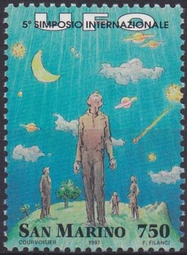 Poštová známka San Marino 1997 Ufologie Mi# 1715