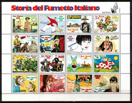 Poštové známky San Marino 1997 Komiks Mi# 1732-47 Kat 16€
