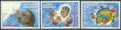 Poštové známky San Marino 1997 Solidarita Mi# 1753-55