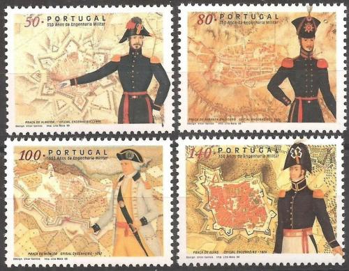 Poštové známky Portugalsko 1998 Vojenské uniformy Mi# 2230-33 Kat 5€