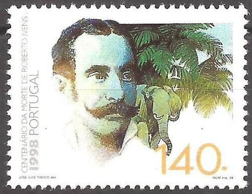 Poštová známka Portugalsko 1998 Roberto Ivens, pøírodovìdec Mi# 2234