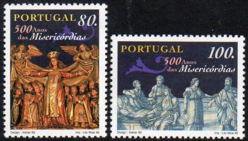 Poštové známky Portugalsko 1998 Svätý týden Mi# 2235-36