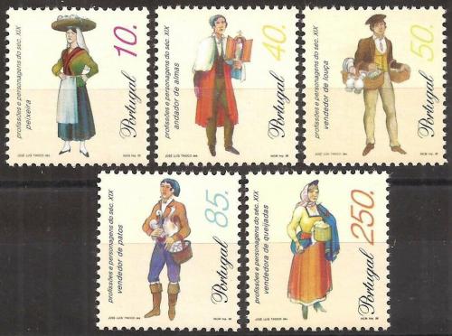 Poštové známky Portugalsko 1998 Profese Mi# 2238-42 Kat 5€