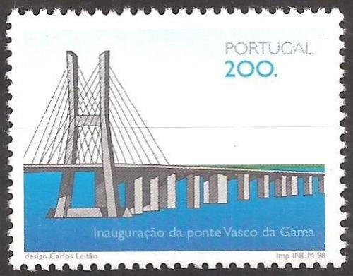 Poštová známka Portugalsko 1998 Most Vasco-da-Gama Mi# 2249