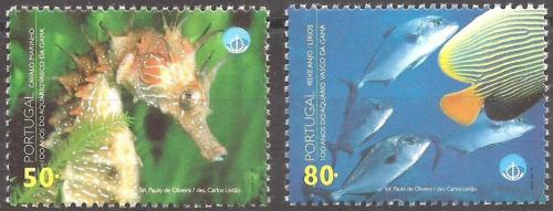 Poštové známky Portugalsko 1998 Medzinárodný rok oceánù Mi# 2252-53