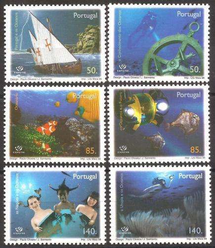 Poštové známky Portugalsko 1998 Oceán Mi# 2255-60 Kat 6€