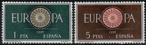 Poštové známky Španielsko 1960 Európa CEPT Mi# 1189-90