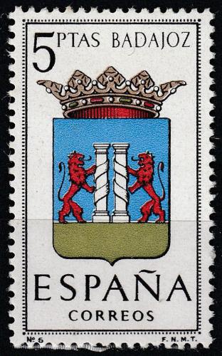 Potov znmka panielsko 1962 Znak provincie Badajoz Mi# 1326